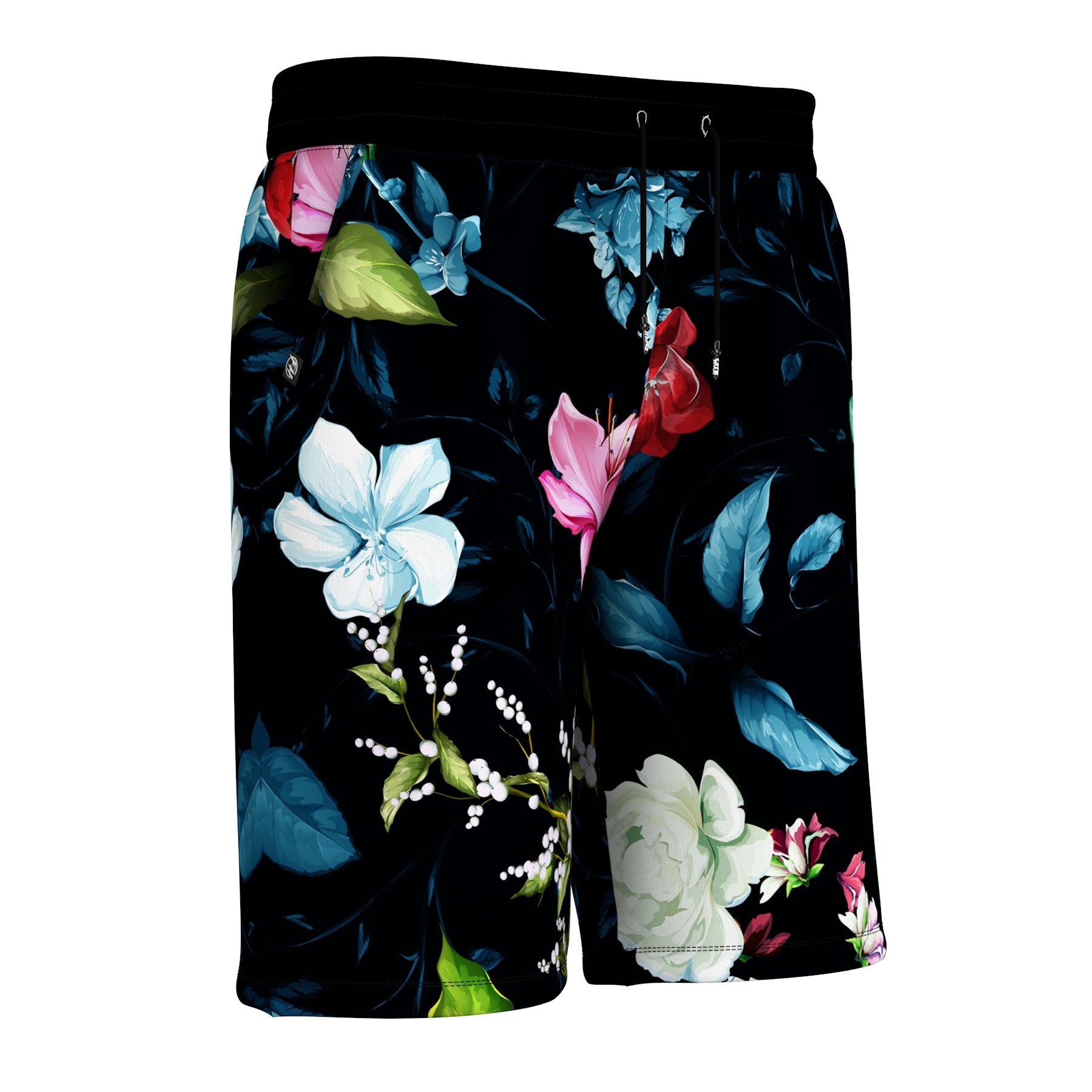 Dark Floral Shorts