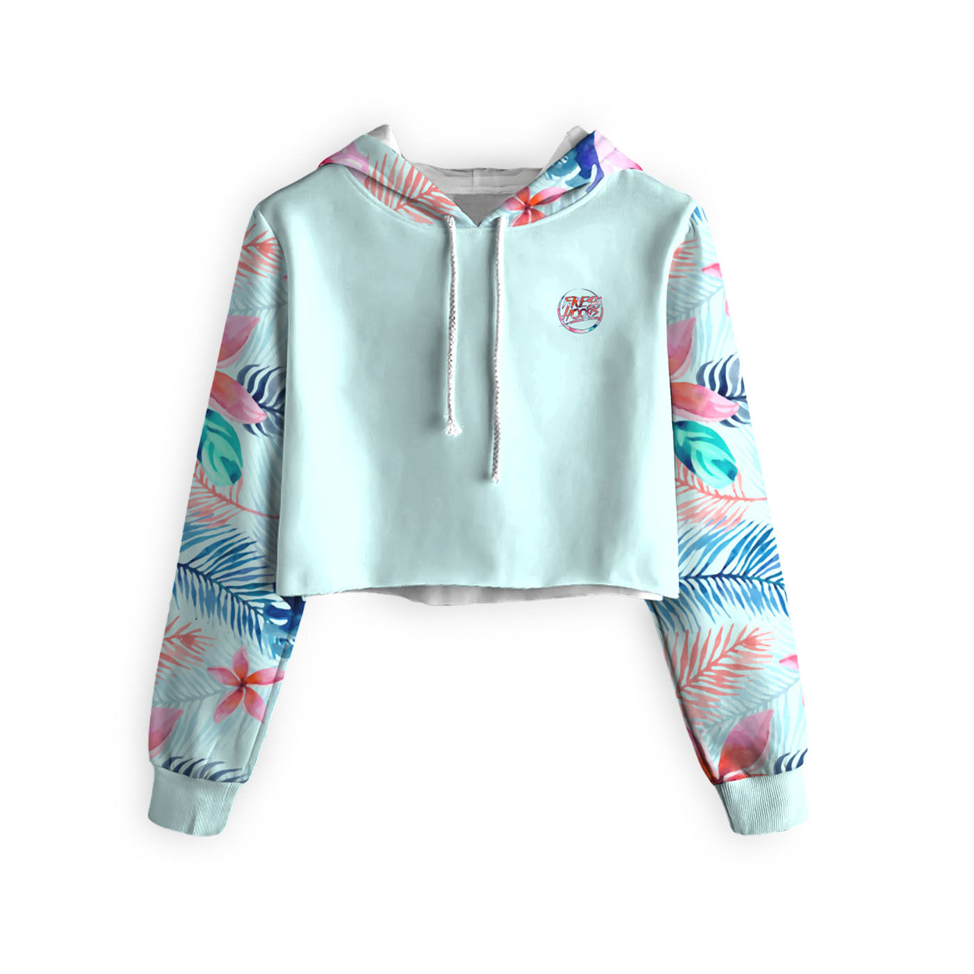 Paradise On Earth Cropped Hoodie