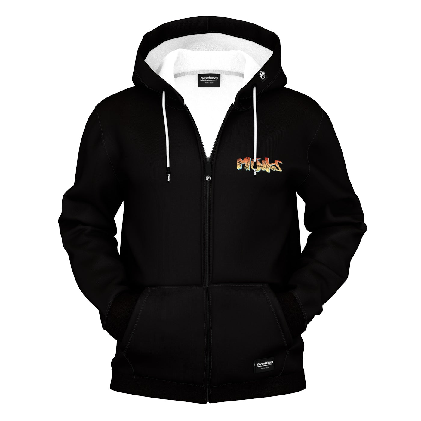 FoxSplash Zip Up Hoodie