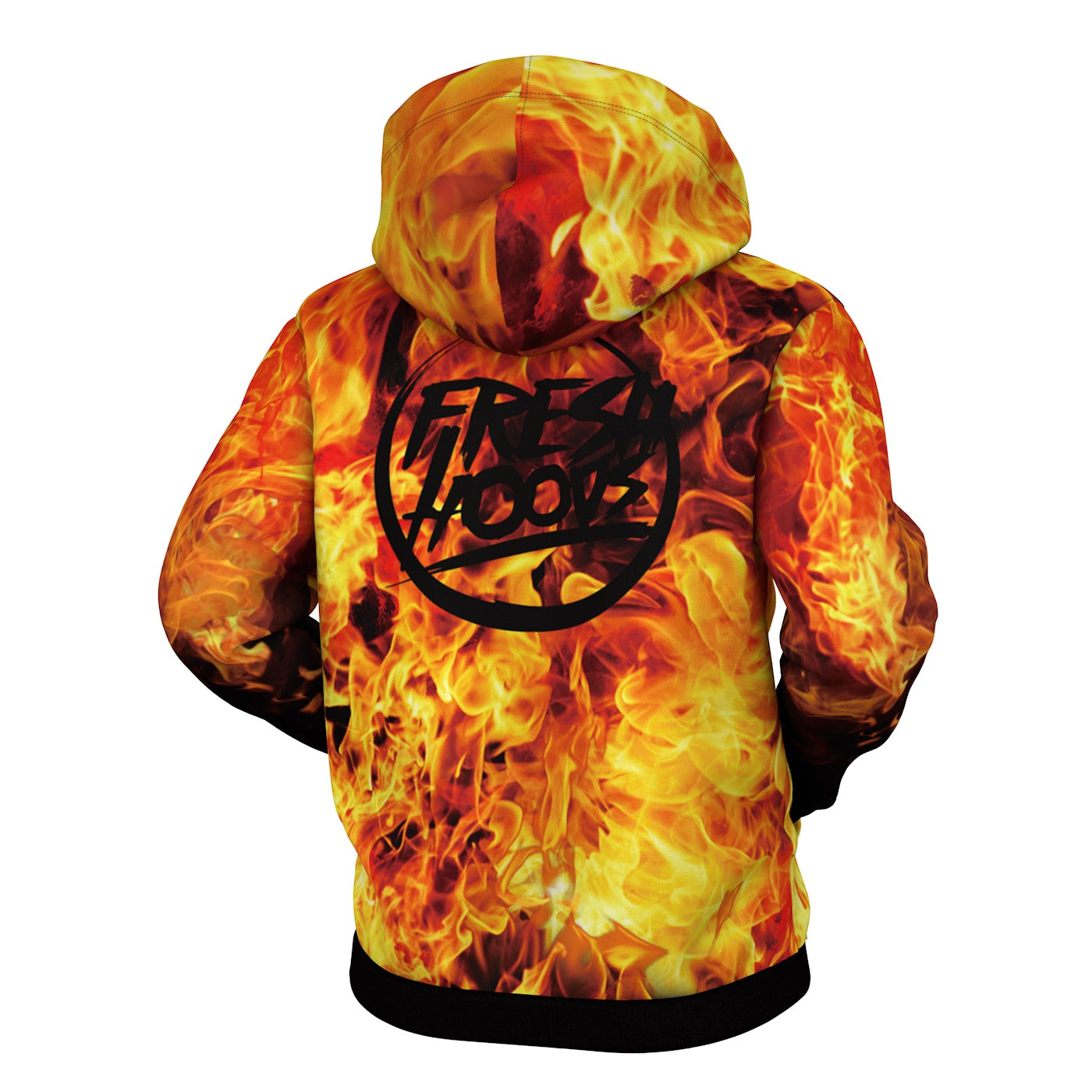 Fresh Flames Zip Up Hoodie