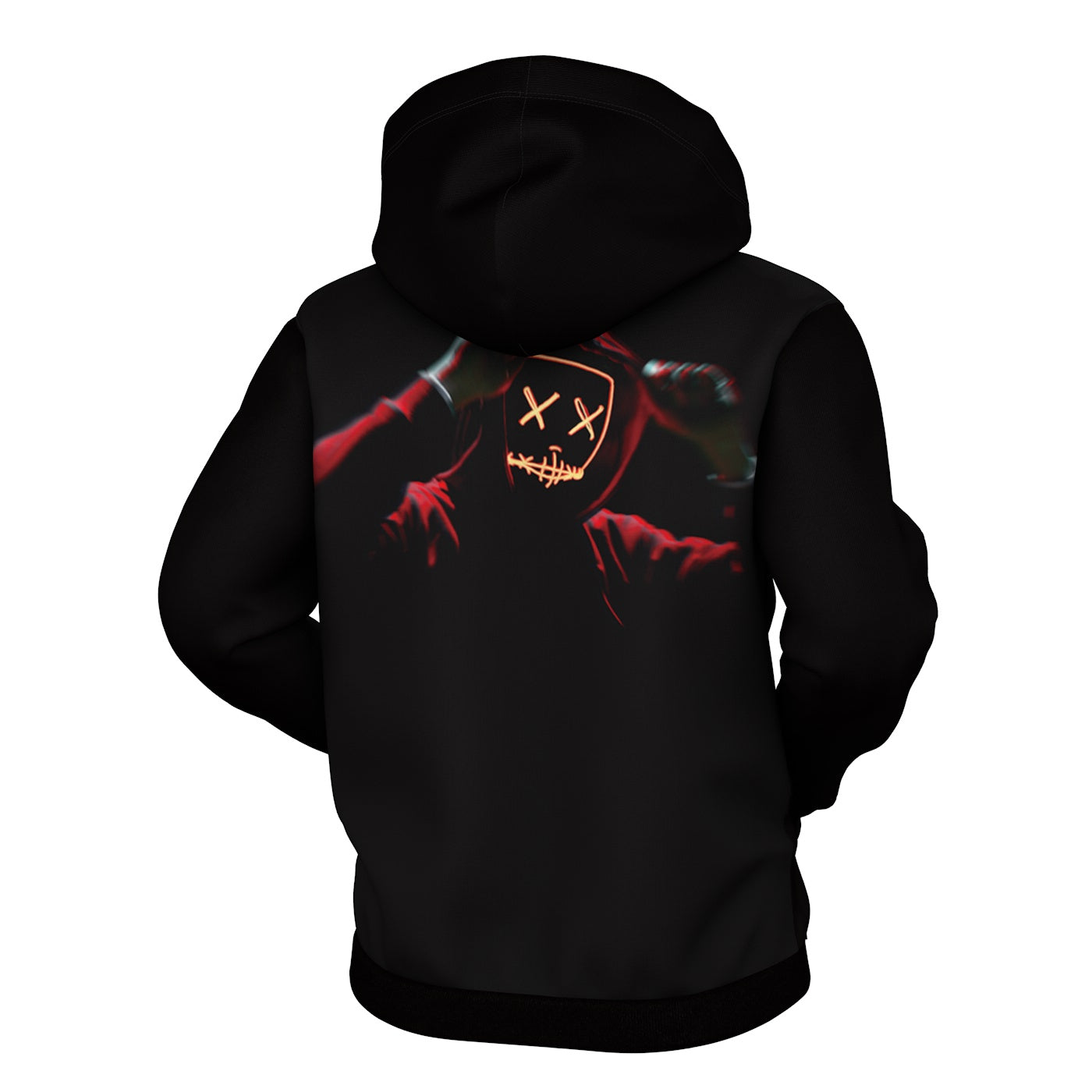 Glowing Man Zip Up Hoodie