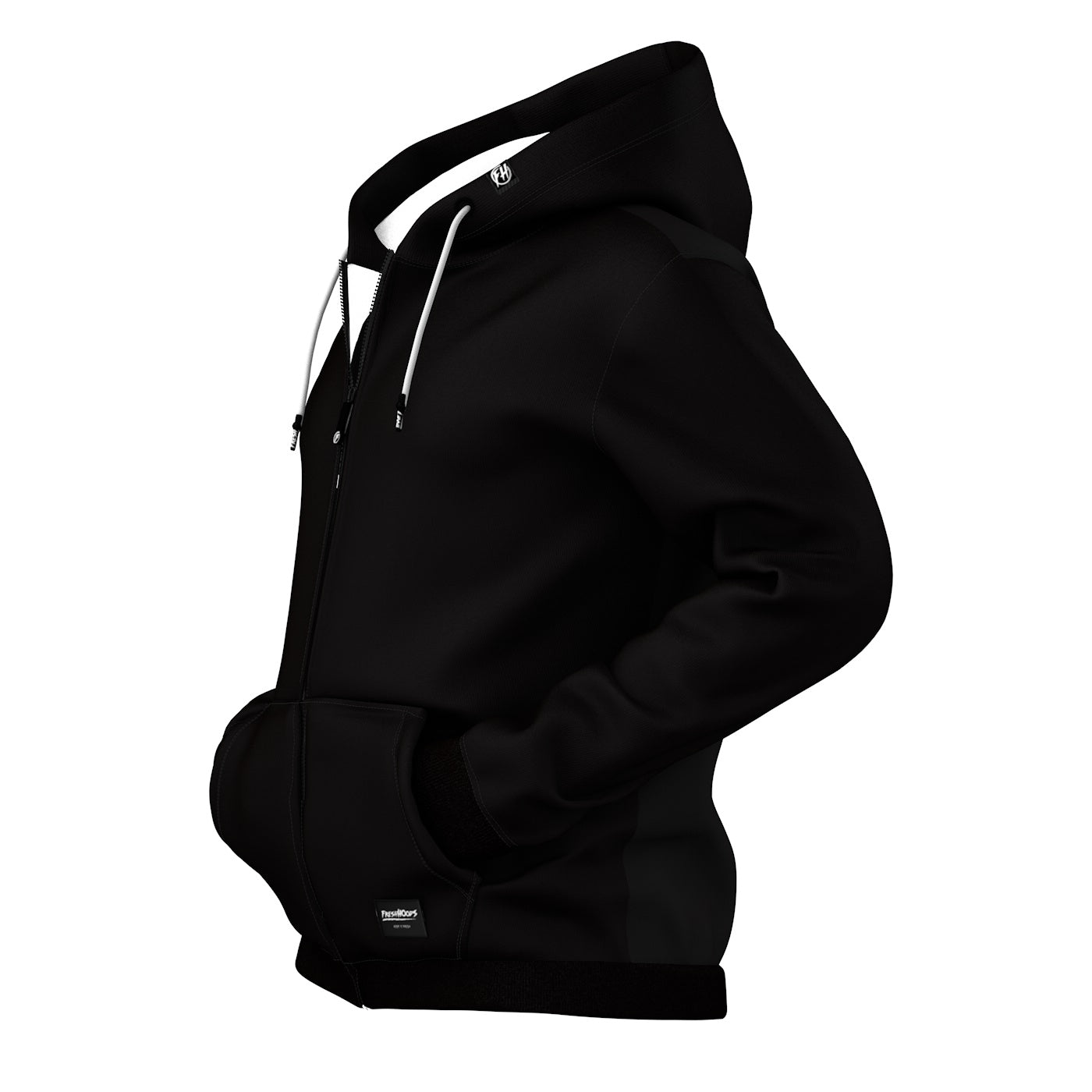 Glowing Man Zip Up Hoodie