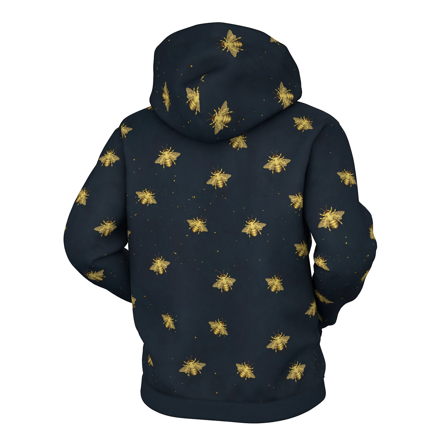 Golden Bee Zip Up Hoodie