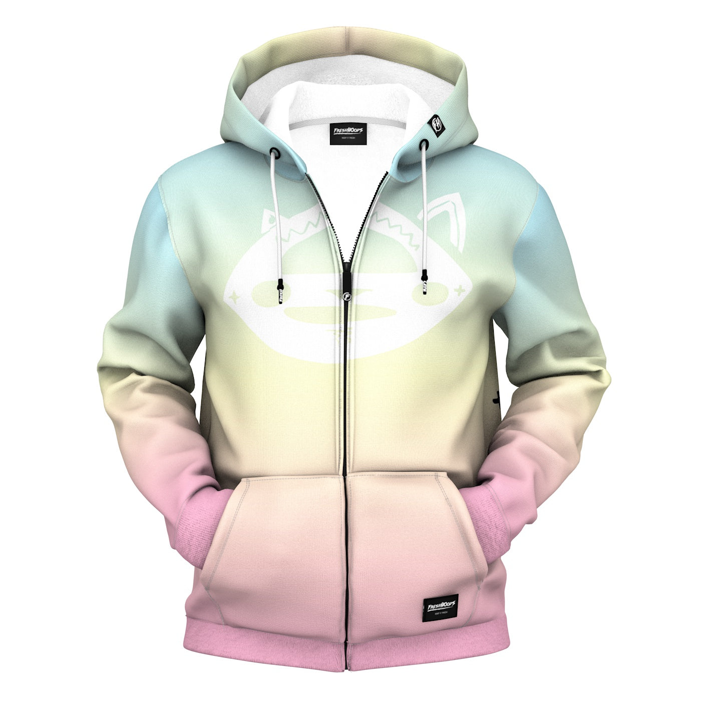 GradientCat Zip Up Hoodie