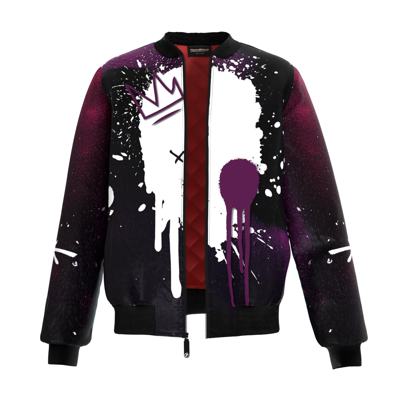 Graffiti Style Bomber Jacket