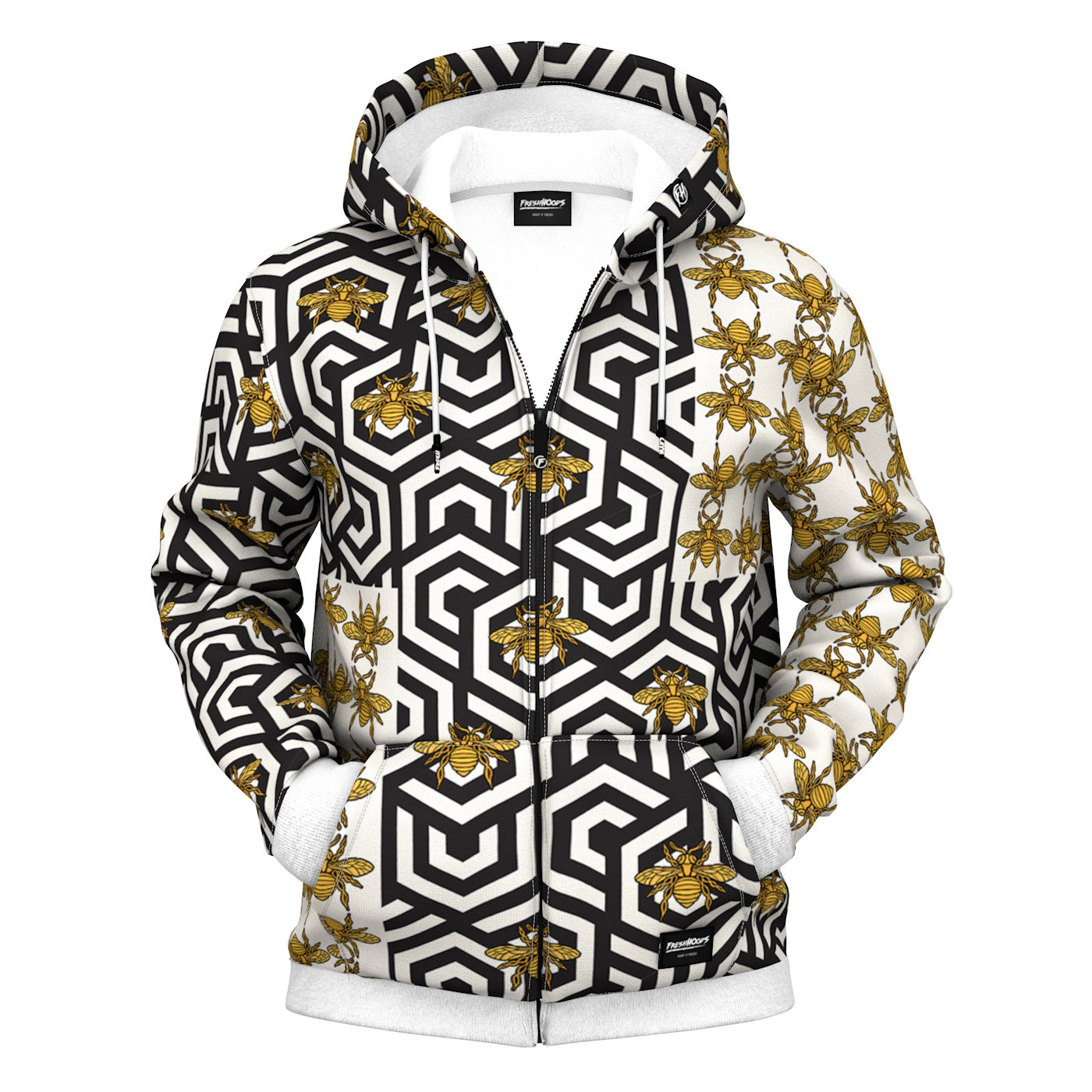 Hive Zip Up Hoodie