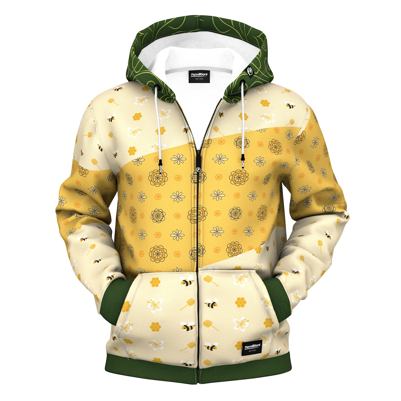 Honey Zip Up Hoodie