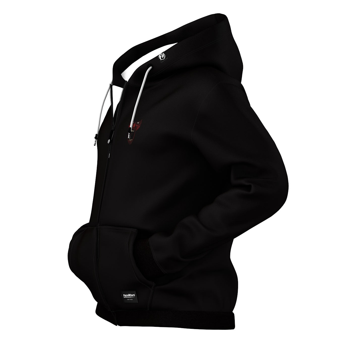 I Am Real Zip Up Hoodie