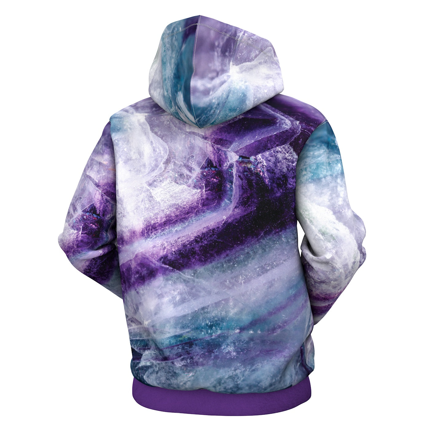 Mineral Stone Fluorite Crystal Hoodie