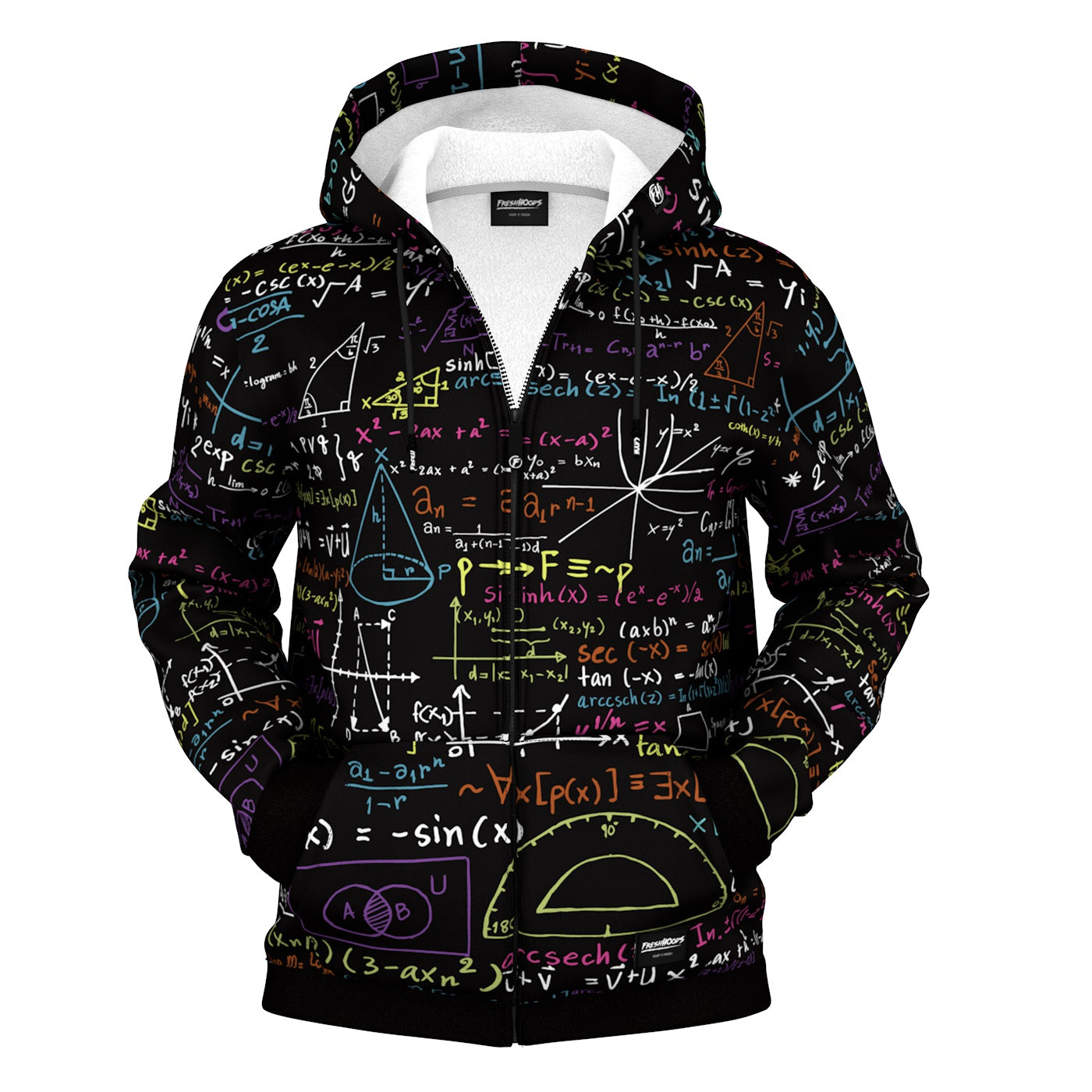 Math Zip Up Hoodie