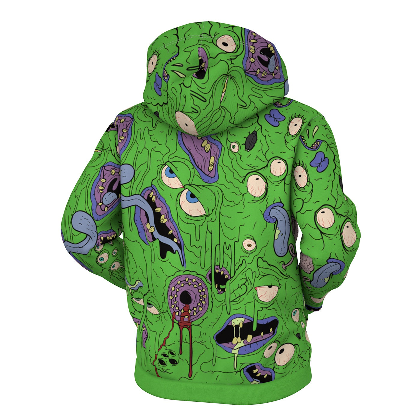 Melted Frog Zip Up Hoodie