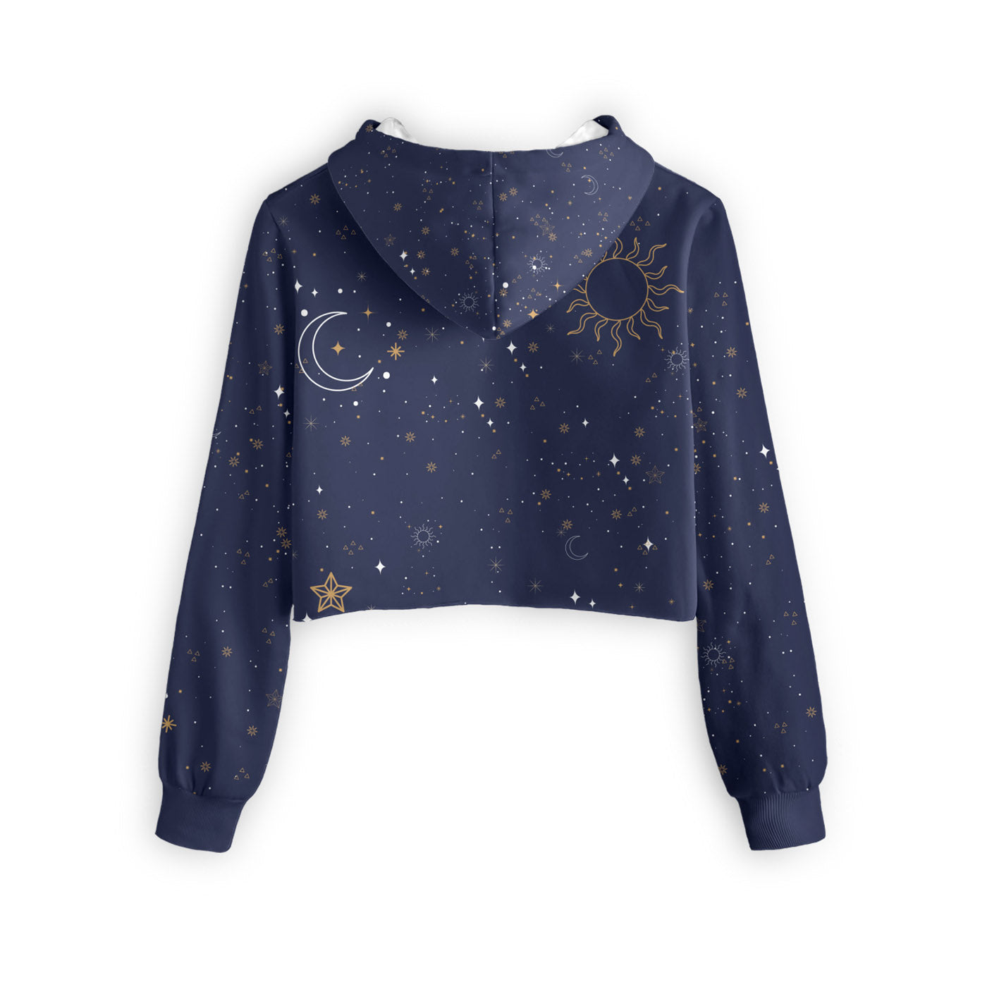 Night Sky Cropped Hoodie