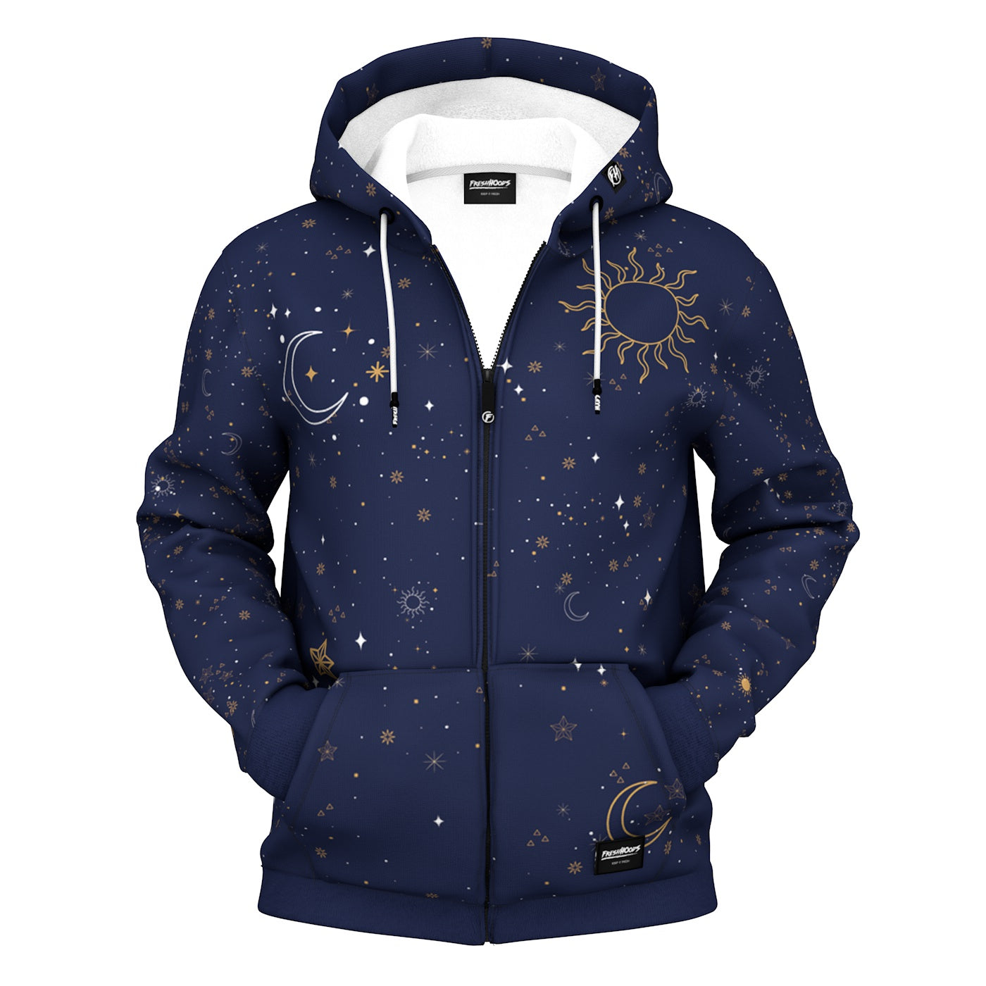 Night Sky Zip Up Hoodie