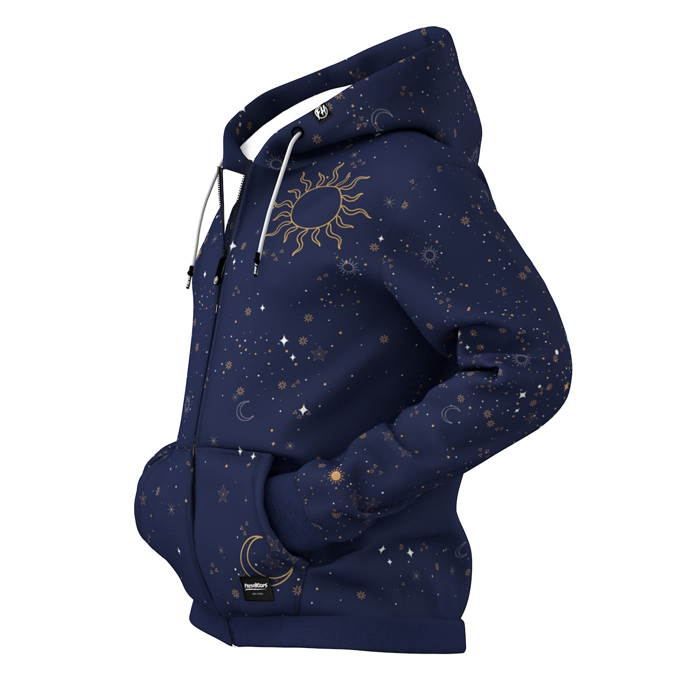 Night Sky Zip Up Hoodie