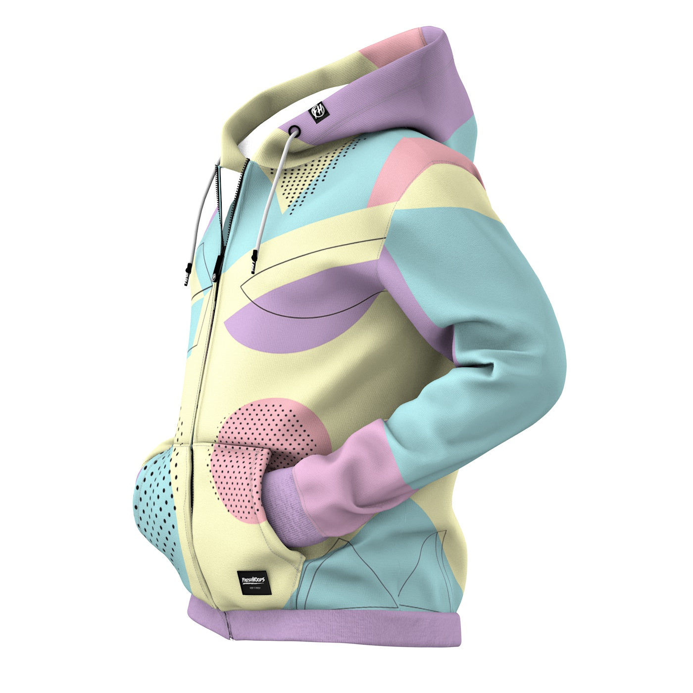 PASTEL Zip Up Hoodie