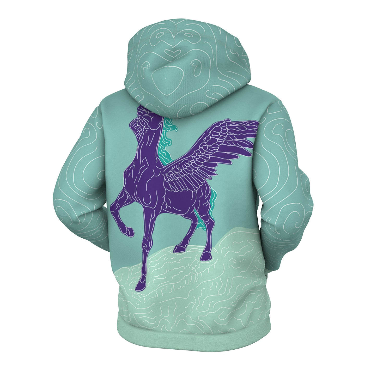 Pegasus Zip Up Hoodie