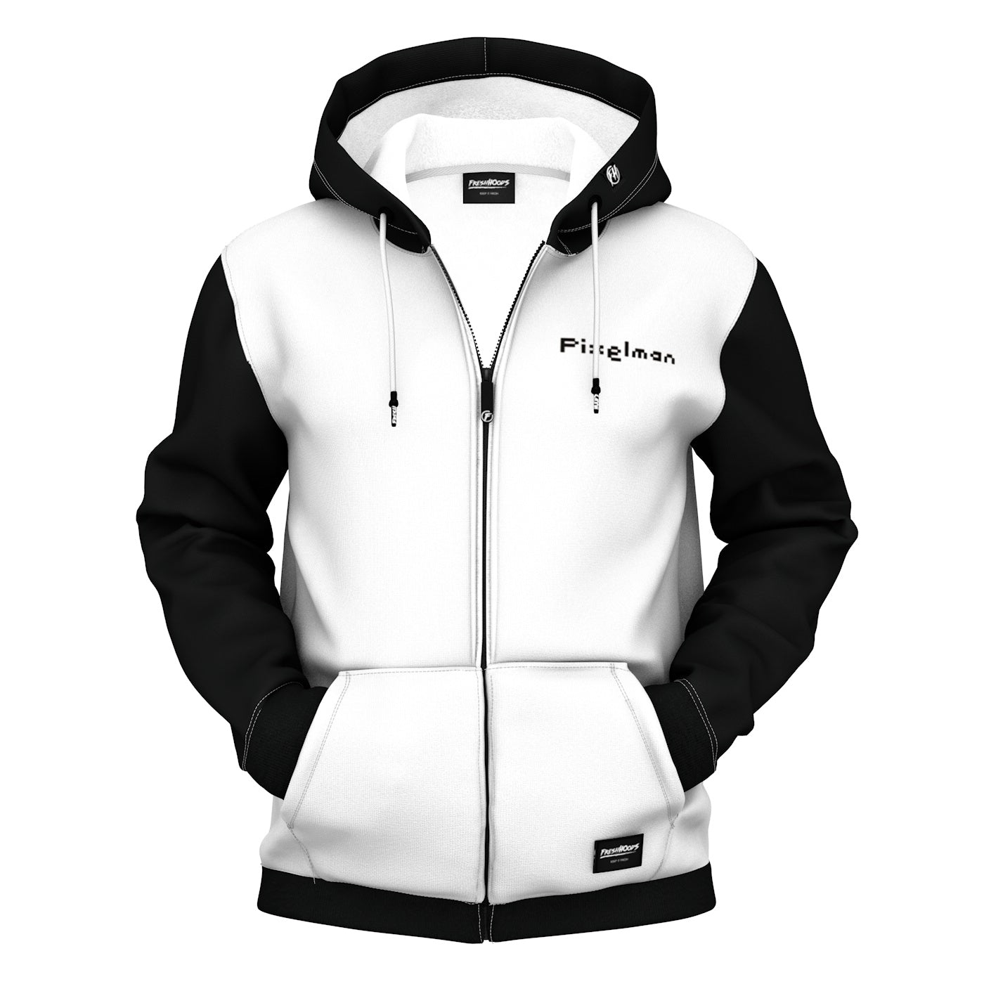 Pixelman Zip Up Hoodie