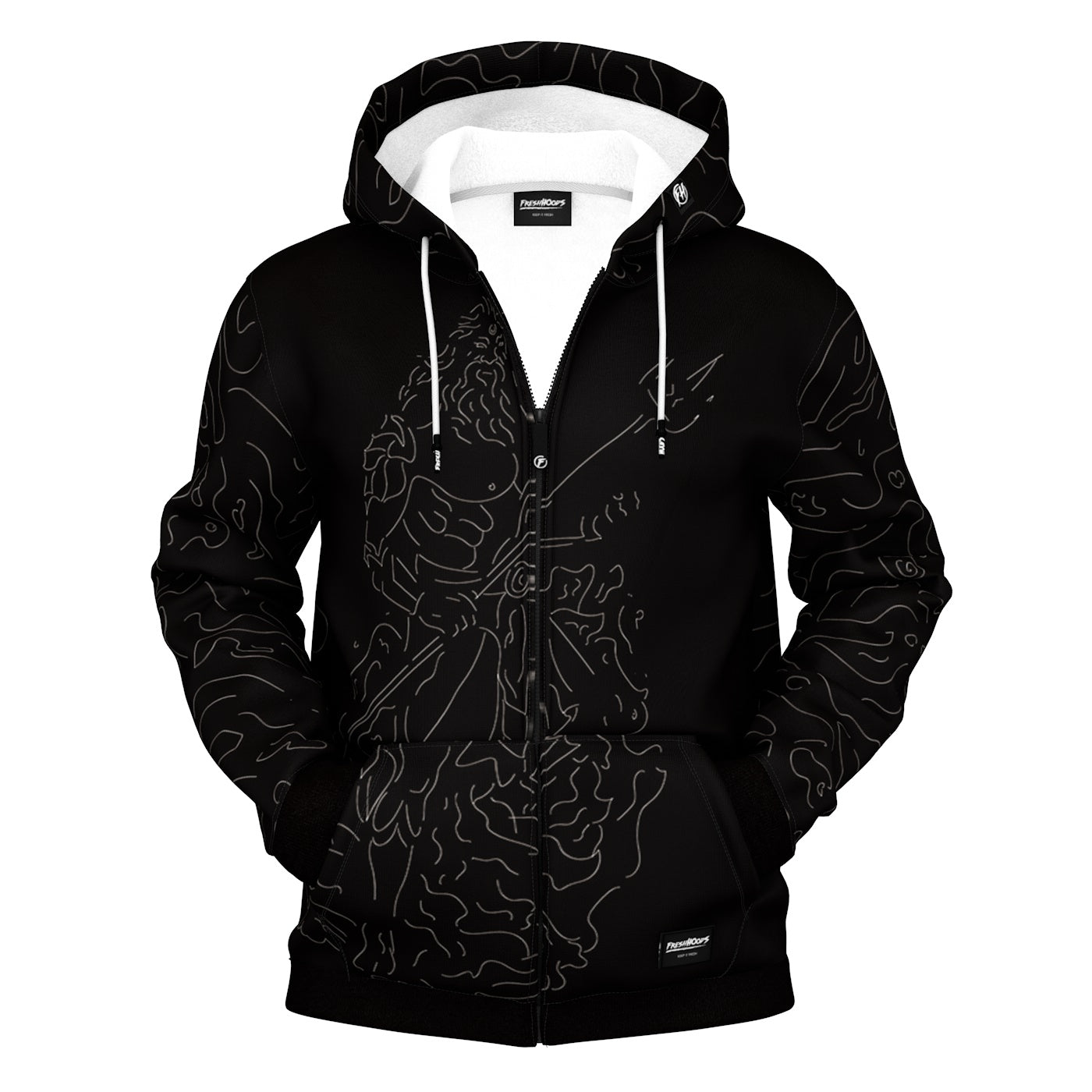 Poseidon Zip Up Hoodie