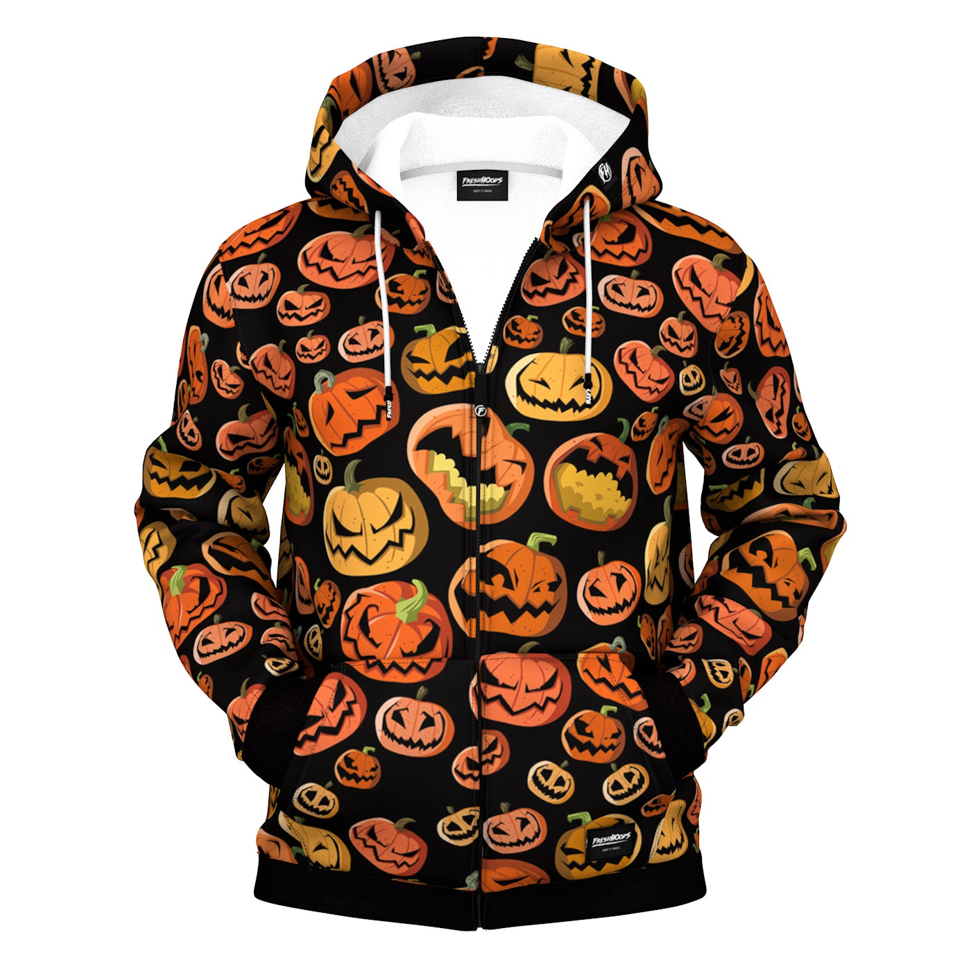 Pumpkin Zip Up Hoodie