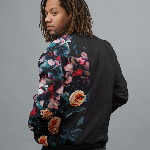 Vintage Flowers Bomber Jacket