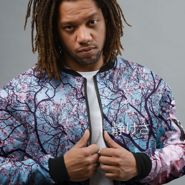 Cherry Blossom Bomber Jacket