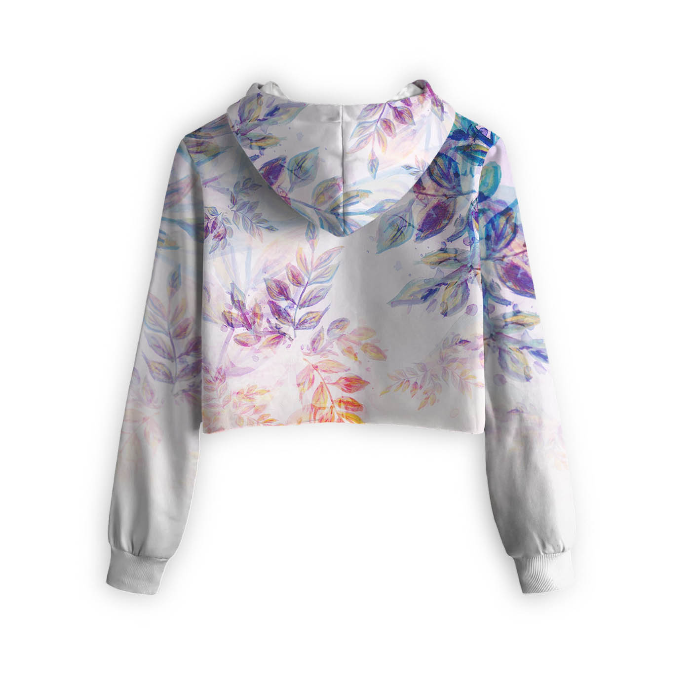 Sunset Bloom Cropped Hoodie