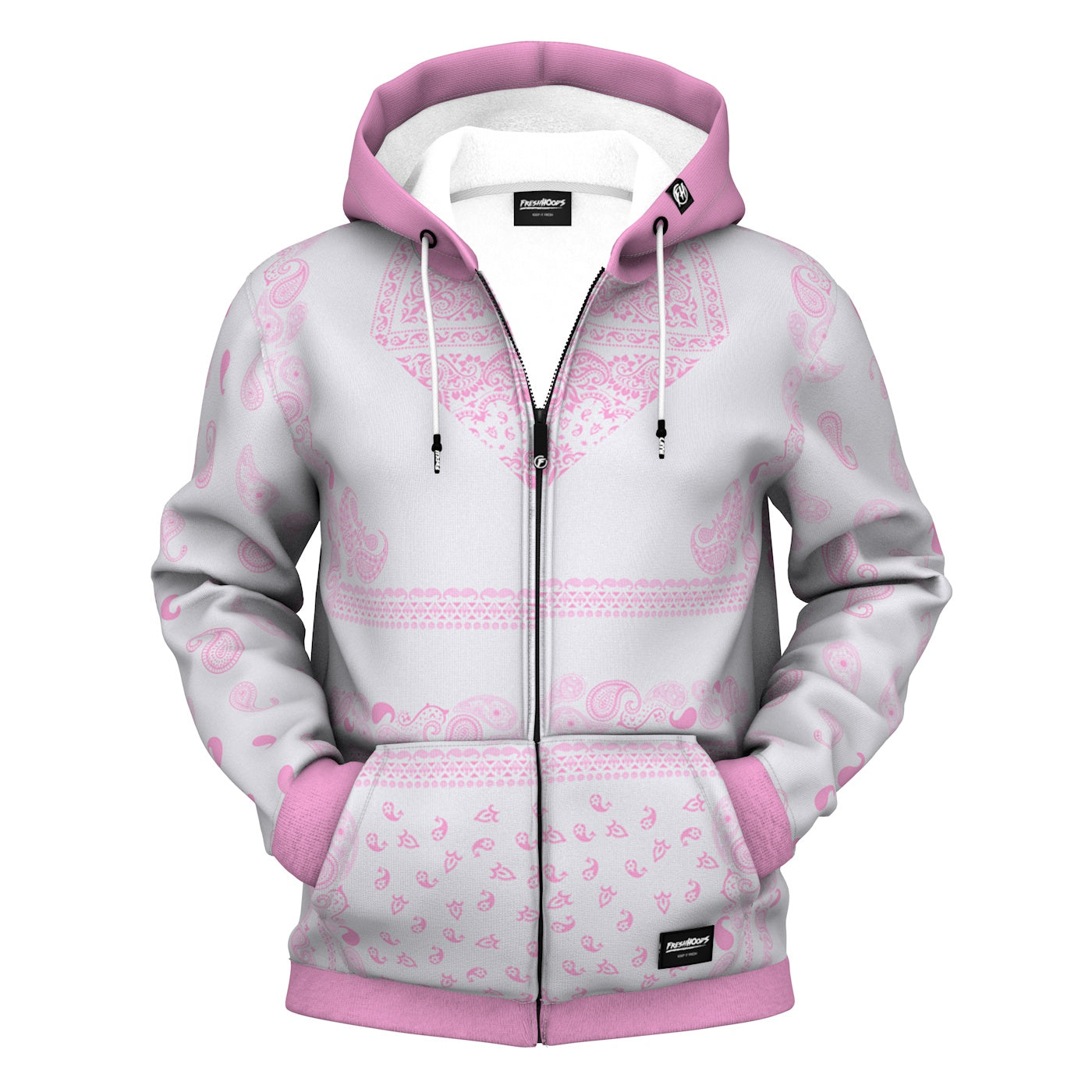 Think Pink Zip Up Hoodie