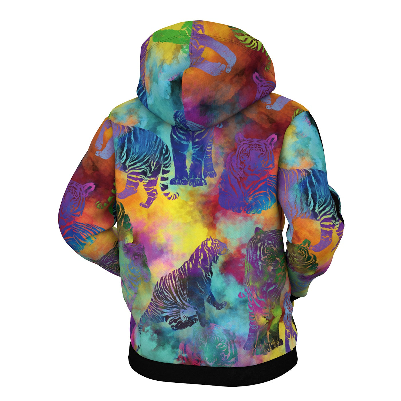 Tiger Paradise Zip Up Hoodie