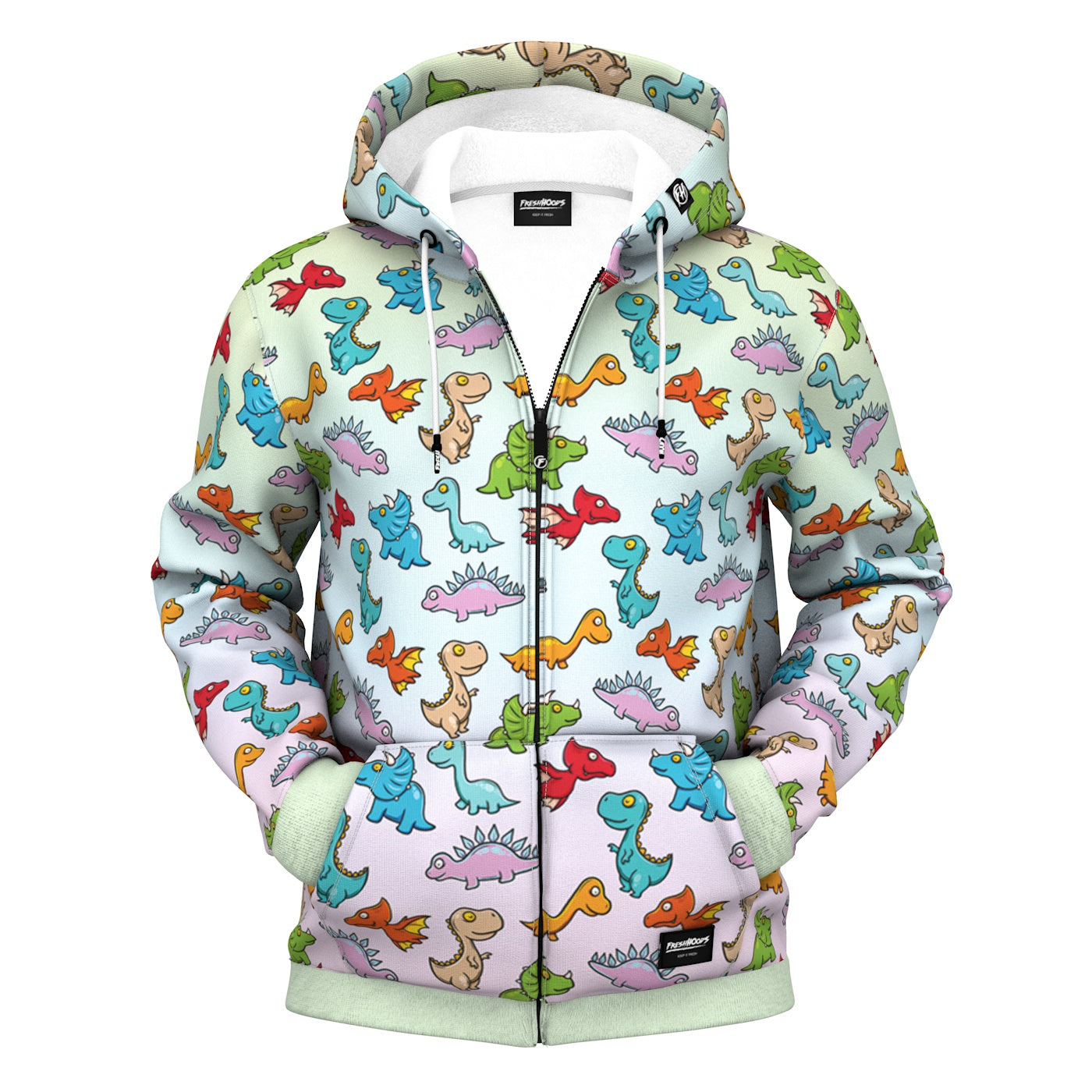 Toy Dino Zip Up Hoodie