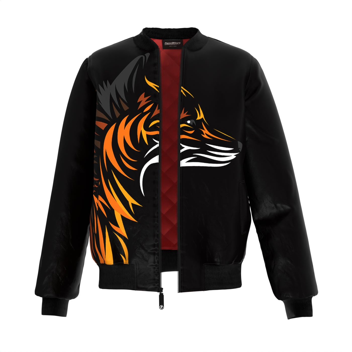 Tribal Fox Bomber Jacket