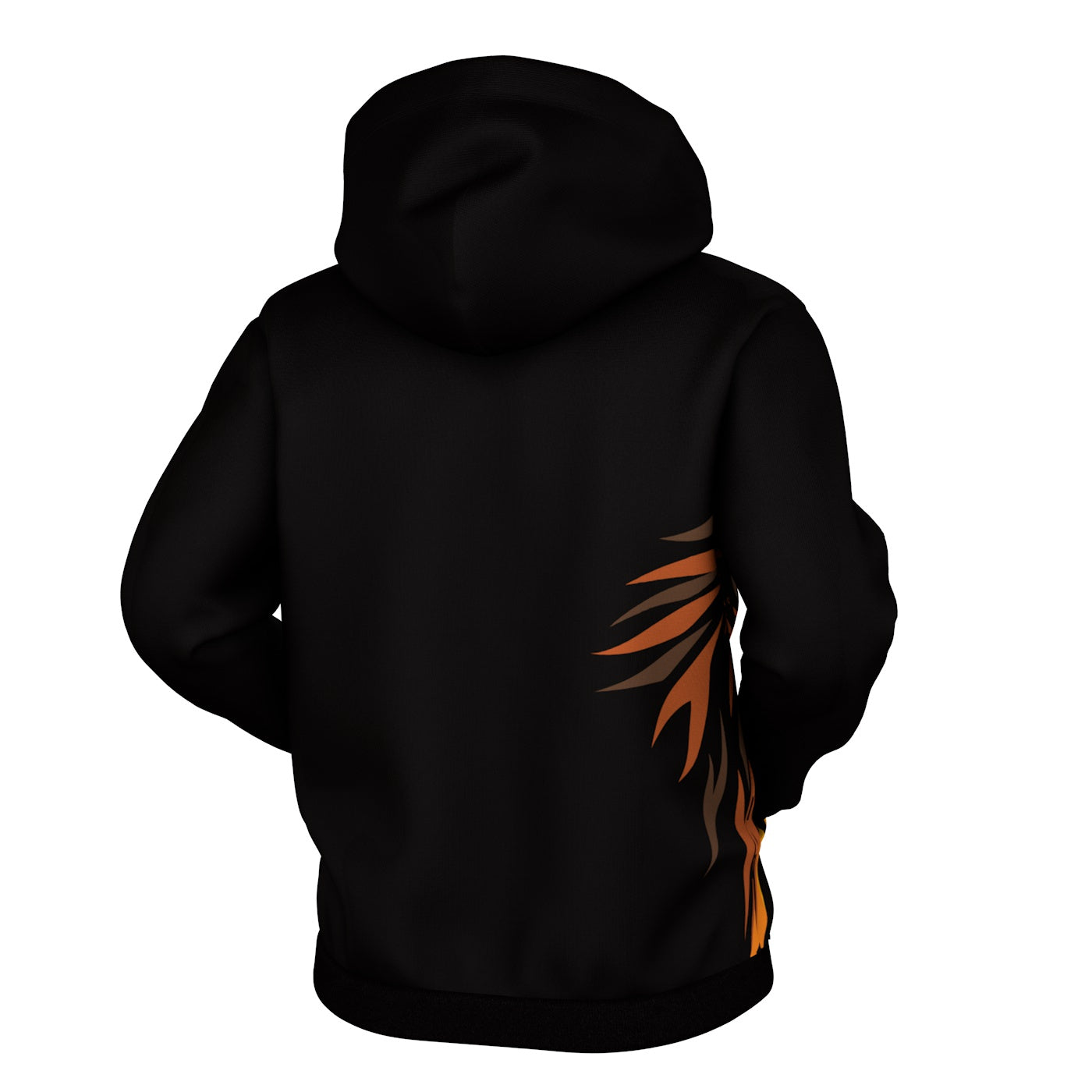 Tribal Fox Zip Up Hoodie