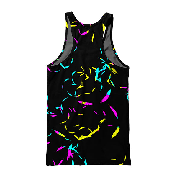 Faded Neon Skull Tank Top